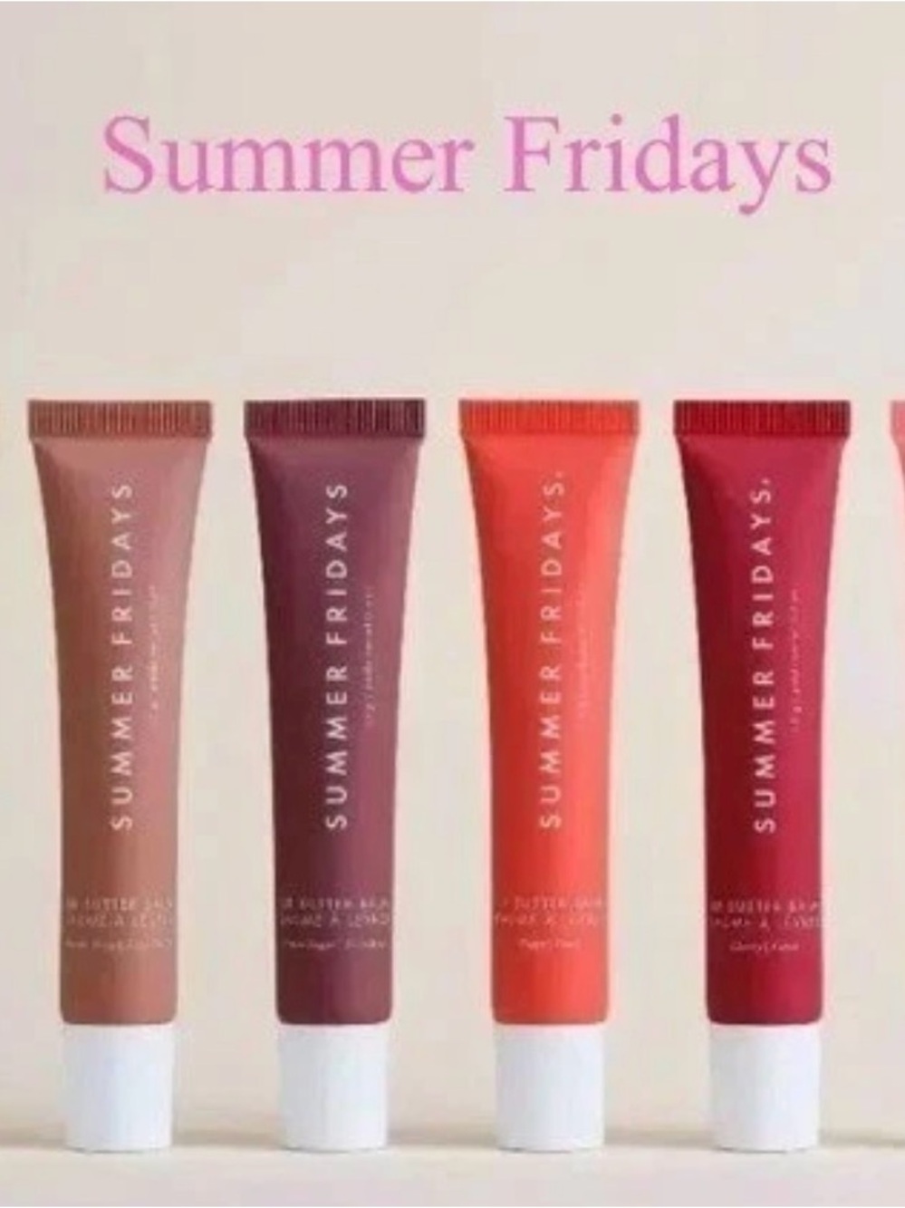 Summer Fridays Lip Butters LOT OF 7